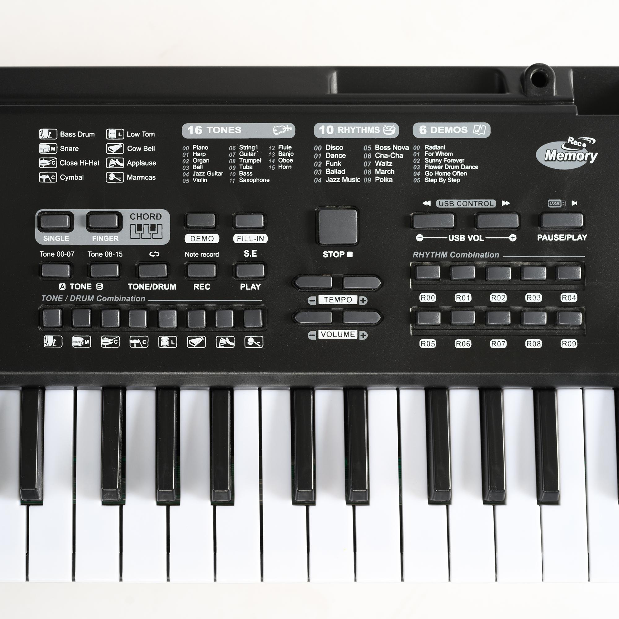 Orga electronica 61 Clape MQ-814 USB Boxe , MP3 ,USB , Microfon